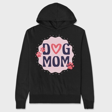 Dog Mom, Unisex Men's Hoodie