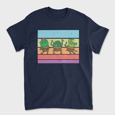 Dancing Plants, Unisex Men's T-Shirt