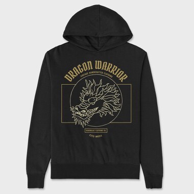 Dragon Warrior, Unisex Men's Hoodie