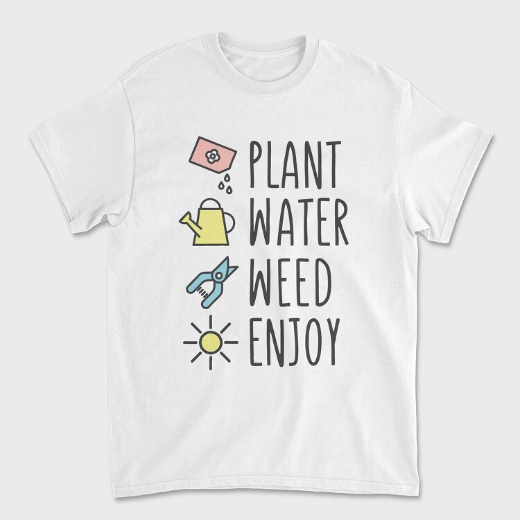 Enjoy Gardening, Unisex Men's T-Shirt