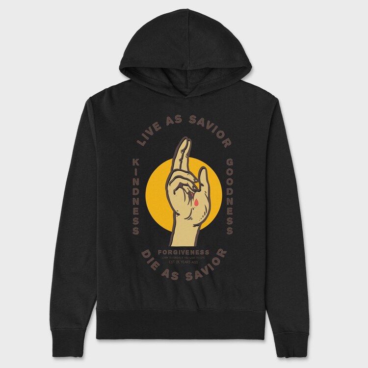 Savior, Unisex Men's Hoodie