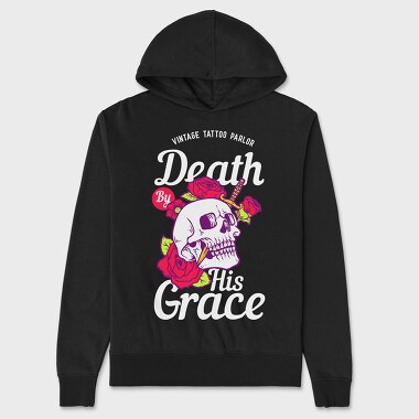 Death By His Grace, Unisex Men's Hoodie