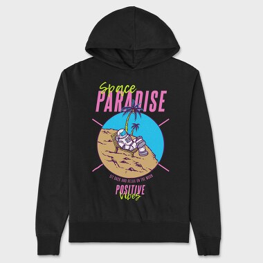 Space Paradise, Unisex Men's Hoodie