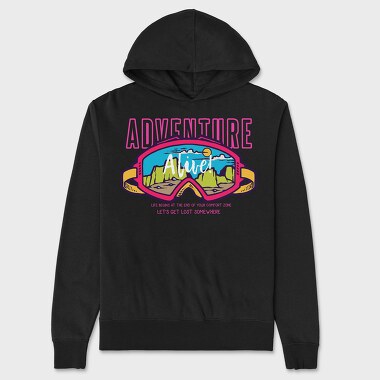 80's Adventure, Unisex Men's Hoodie