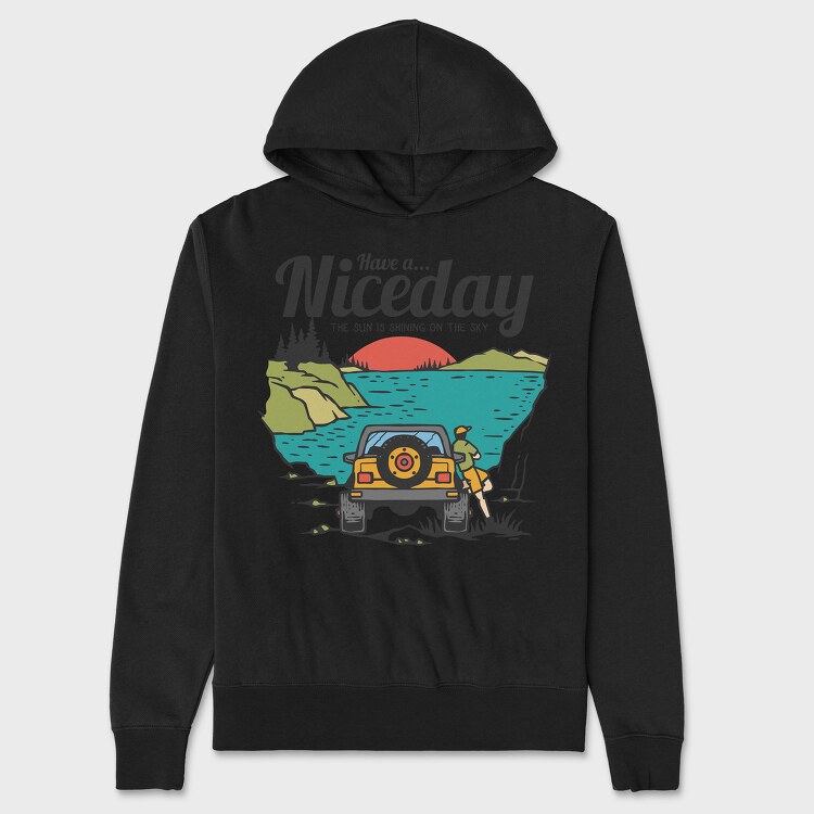 Have A Niceday, Unisex Men's Hoodie