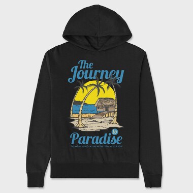 Beach Cabin, Unisex Men's Hoodie
