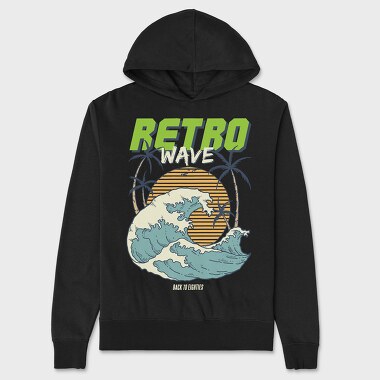 Retro Wave, Unisex Men's Hoodie