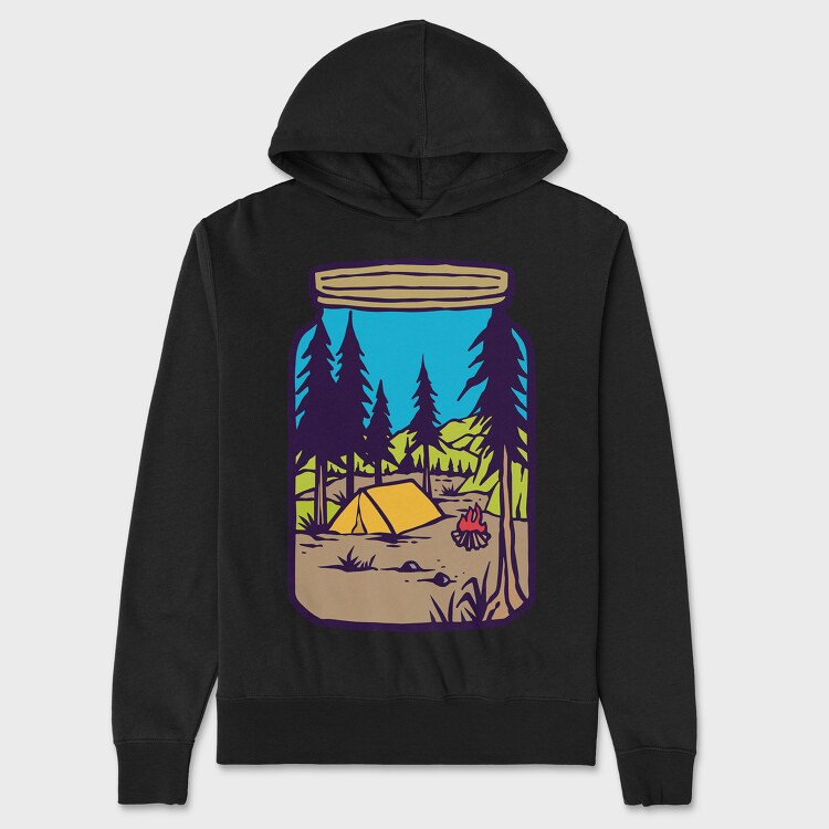 Bottle Of Happyness, Unisex Men's Hoodie