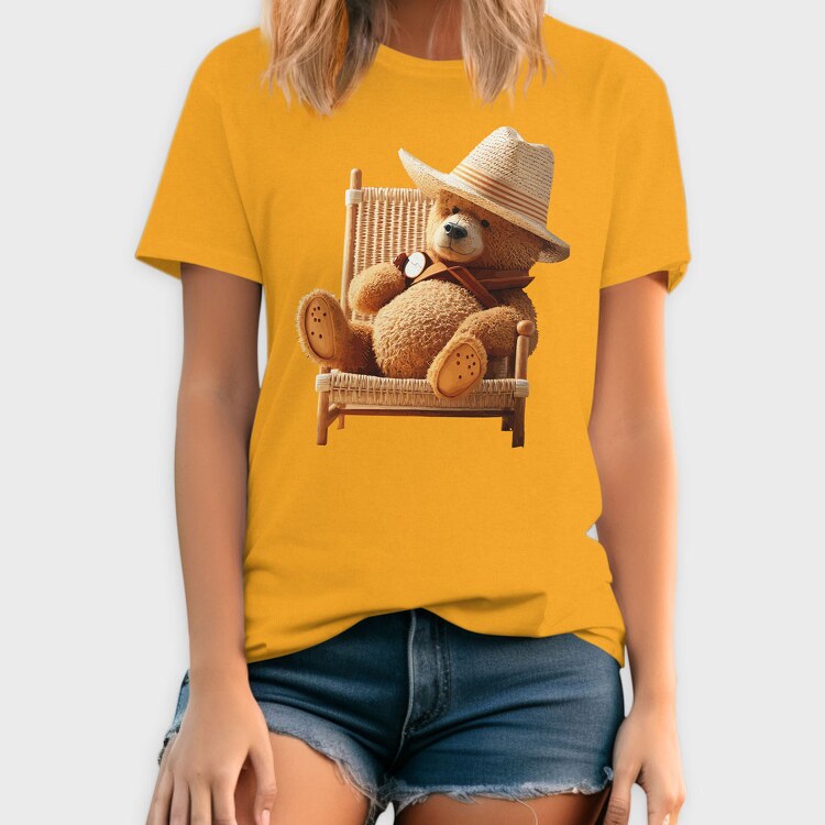Teddy Bear Hat, Unisex Men's T-Shirt