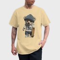 Skate Teddy Bear, Унисекс Мъжка Тениска