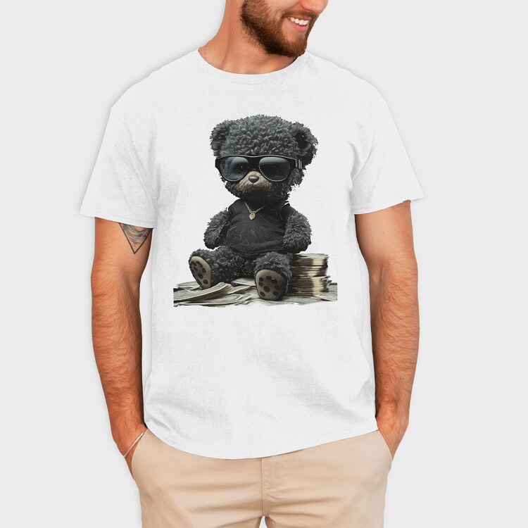 Fluffy Teddy, Унисекс Мъжка Тениска