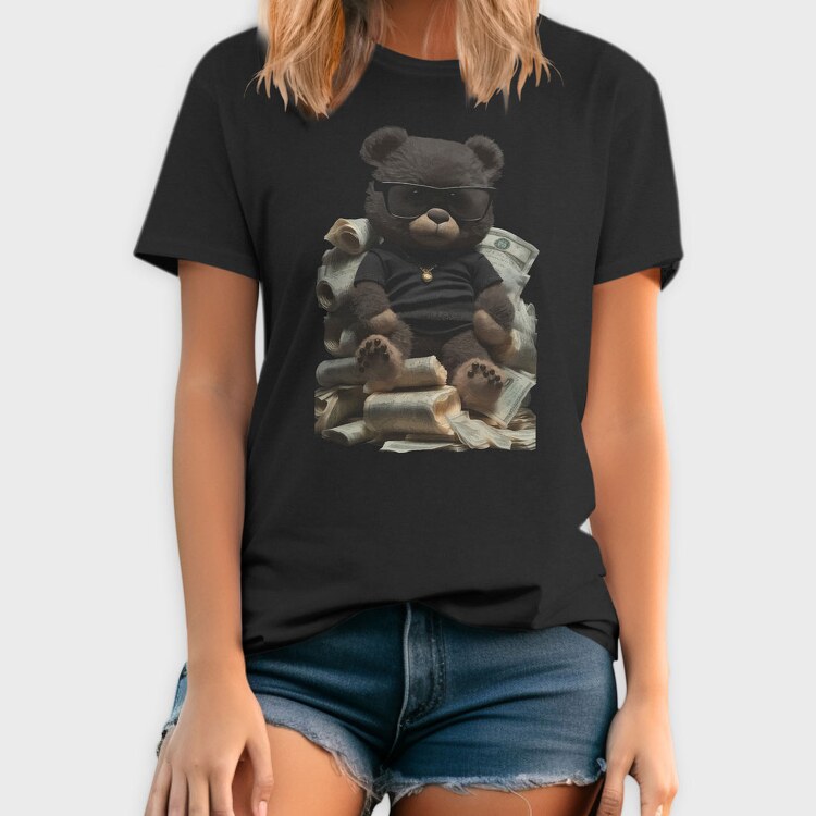 Teddy Bear Money, Унисекс Мъжка Тениска