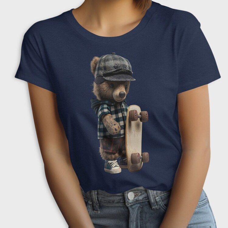 Teddy Skate, Women's T-Shirt