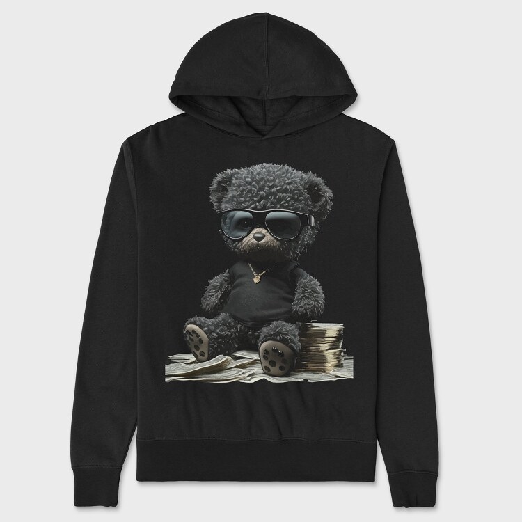 Fluffy Teddy, Unisex Men's Hoodie