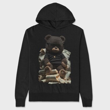 Teddy Bear Money, Unisex Men's Hoodie