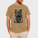 Gas Mask Teddy, Unisex Men's T-Shirt