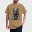 Gas Mask Teddy, Unisex Men's T-Shirt