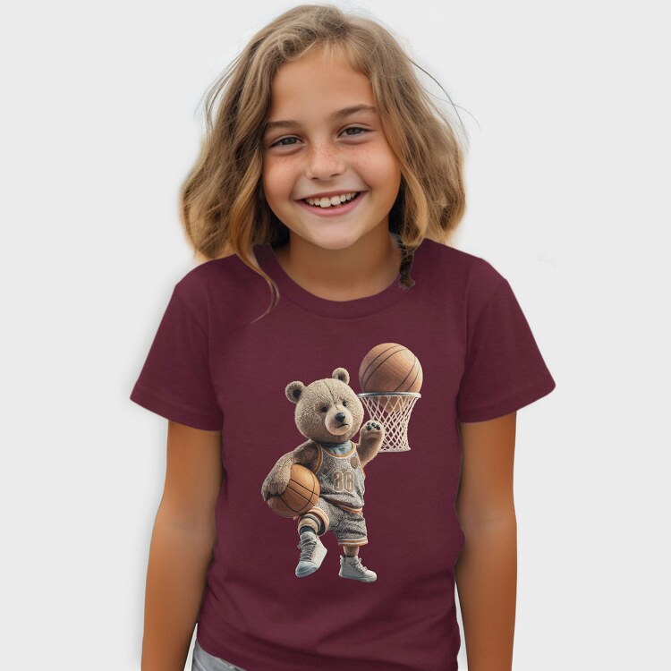 Teddy Bear Basket, Kids' T-Shirt