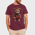 Teddy Bear Basketball, Unisex Men's T-Shirt