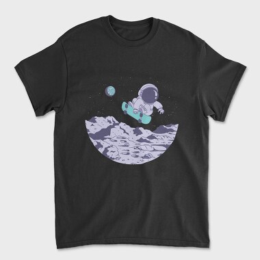 Skater Astronaut, Unisex Men's T-Shirt