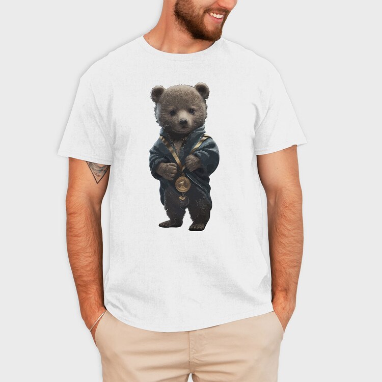Teddy Medal, Unisex Men's T-Shirt