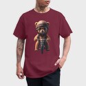 Teddy Bear Bike, Unisex Men's T-Shirt