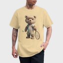 Tennis Teddy Bear, Унисекс Мъжка Тениска