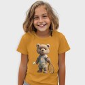 Tennis Teddy Bear, Kids' T-Shirt