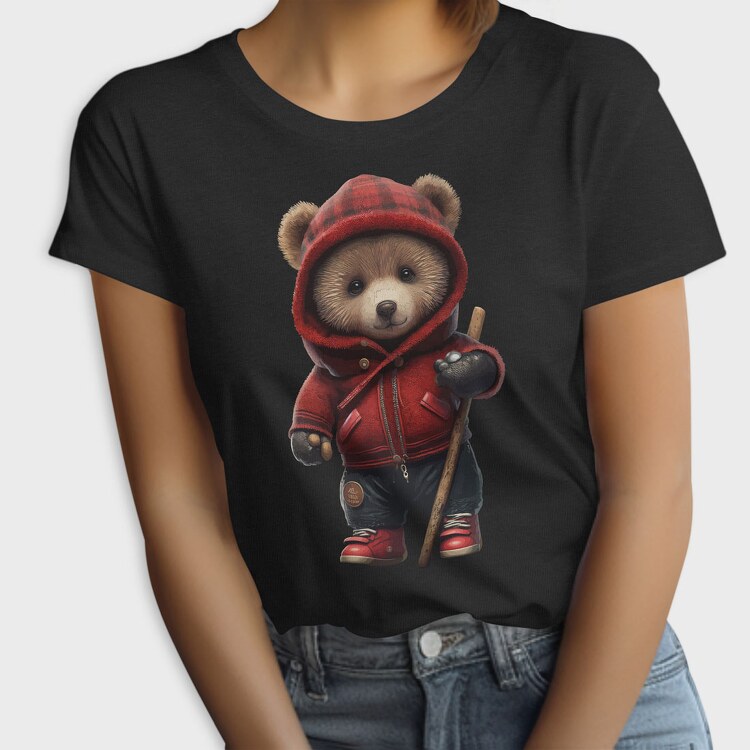 Teddy Bear Stick, Women's T-Shirt