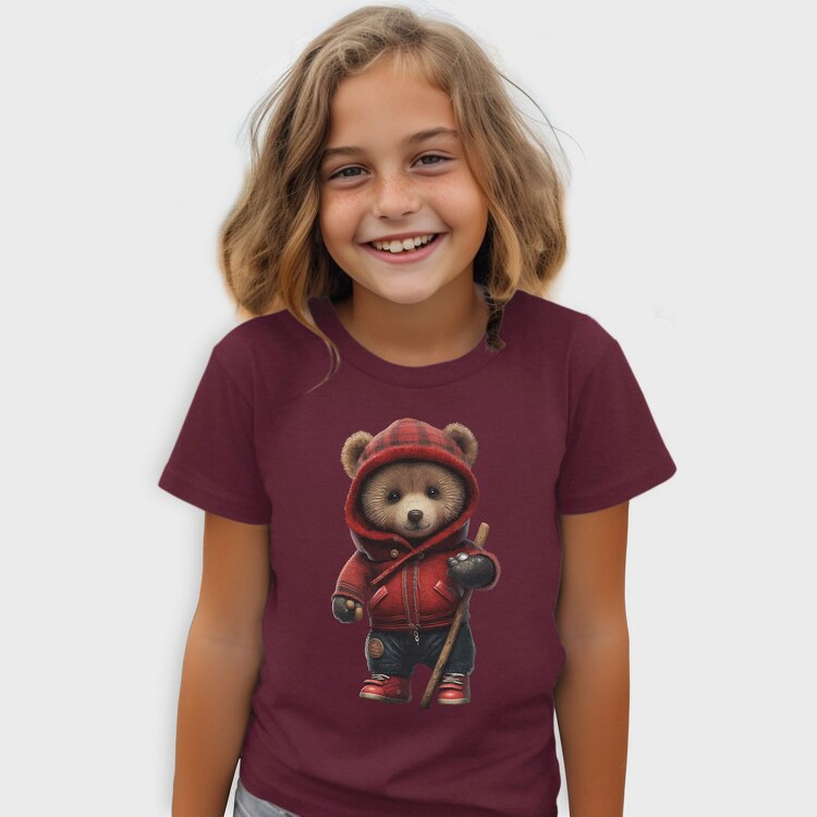 Teddy Bear Stick, Kids' T-Shirt