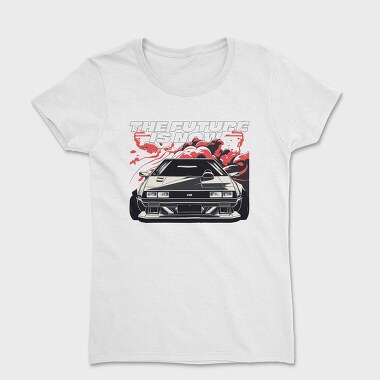 Women's T-Shirt, Futuristic Car Smoke