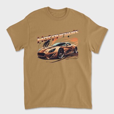 Унисекс Мъжка Тениска, Hot Pursuit Racing Car
