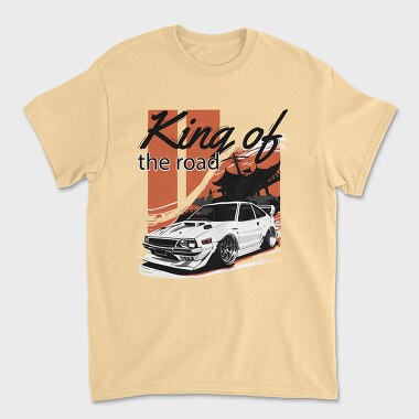 Унисекс Мъжка Тениска, King Car Jdm Japan Smoke