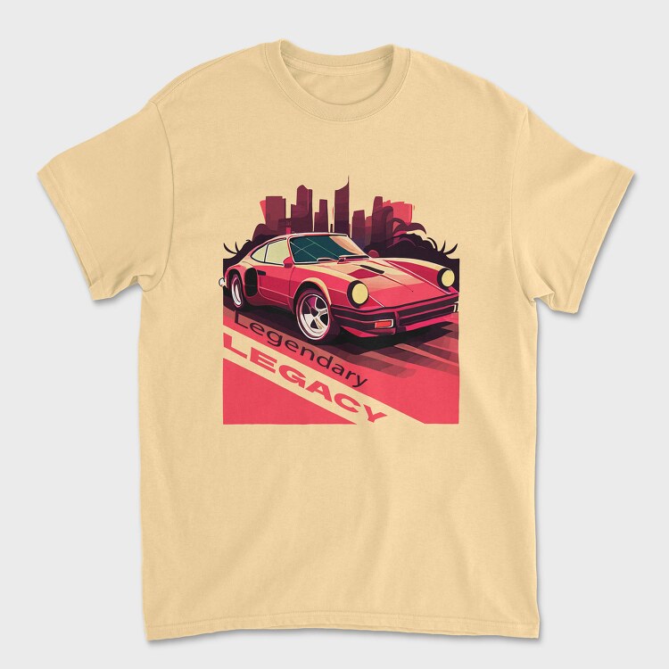 Legendary Legacy Classic Sports Car Vaporwave, Unisex Men's T-Shirt