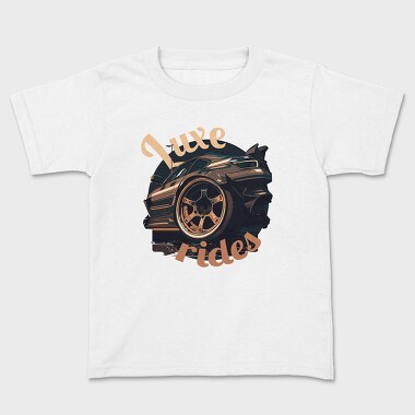 Kids' T-Shirt, Luxe Rides Custom Auto Rims