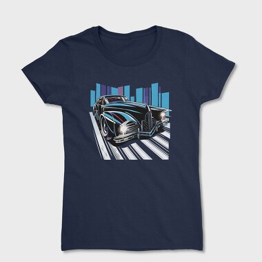 Luxury Classic Car Black Color, Women's T-Shirt