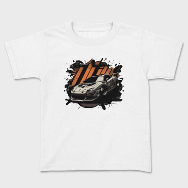 Luxury Sports Car Shadow, Kids' T-Shirt