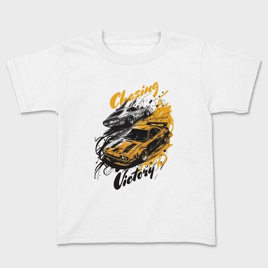 Детска Тениска, Muscle Cars Hand Drawn