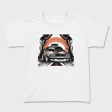 Personalized Classic Car Dead Trees Sunset, Kids' T-Shirt
