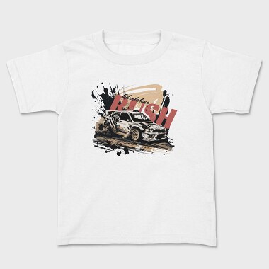 Rally Race Car, Kids' T-Shirt