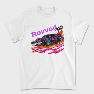 Revved Up Muscle Car Pop, Unisex Men's T-Shirt
