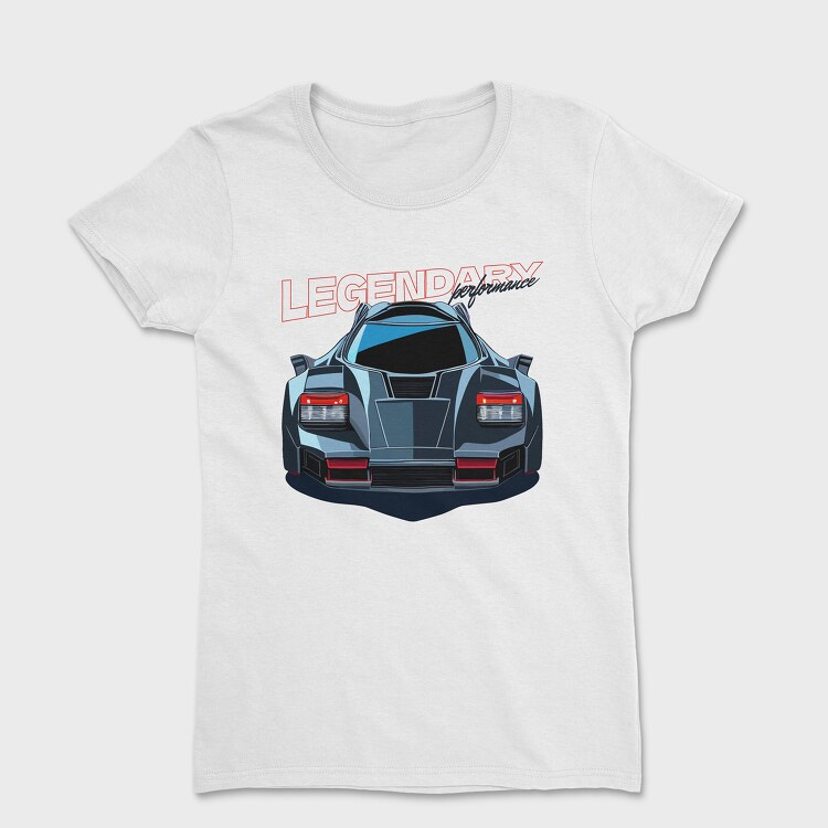 Sports Car Front Perspective Legendary Performance, Women's T-Shirt