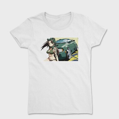 Sports Car Girl Anime, Дамска Тениска