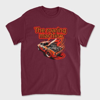 Sports Car Revving Engine, Unisex Men's T-Shirt