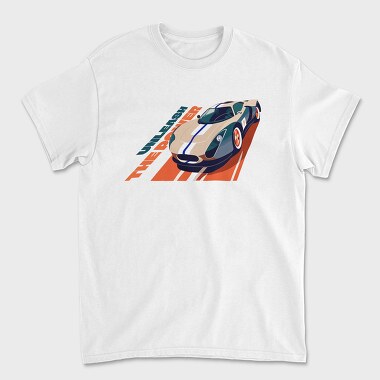 Sports Car Track Unleash Power, Unisex Men's T-Shirt