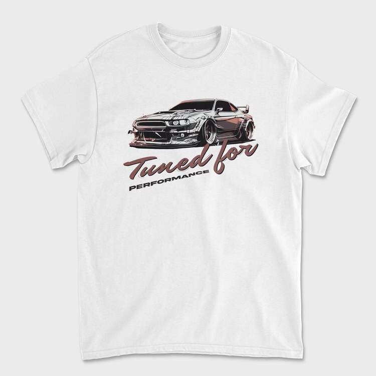 Tuned for Performance Personalized Car, Unisex Men's T-Shirt