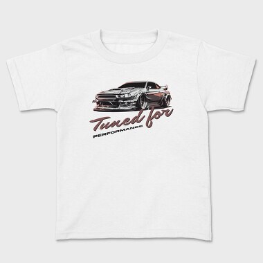 Tuned for Performance Personalized Car, Kids' T-Shirt