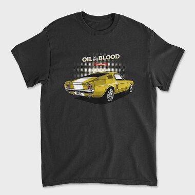 1967 Ford Mustang, Unisex Men's T-Shirt