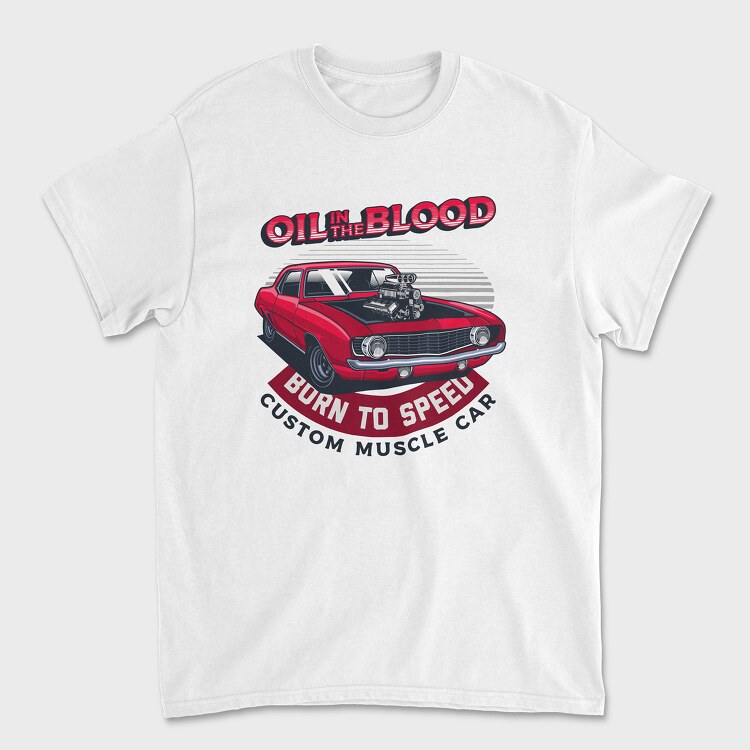 1969 Pontiac GTO(naked engine), Unisex Men's T-Shirt
