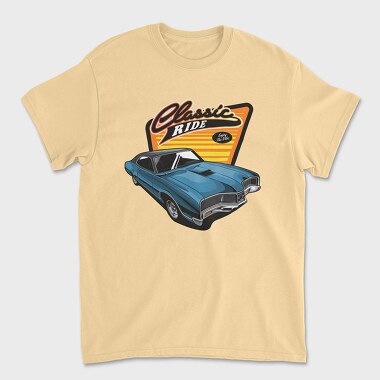 Unisex Men's T-Shirt, 1971 mercury cyclone